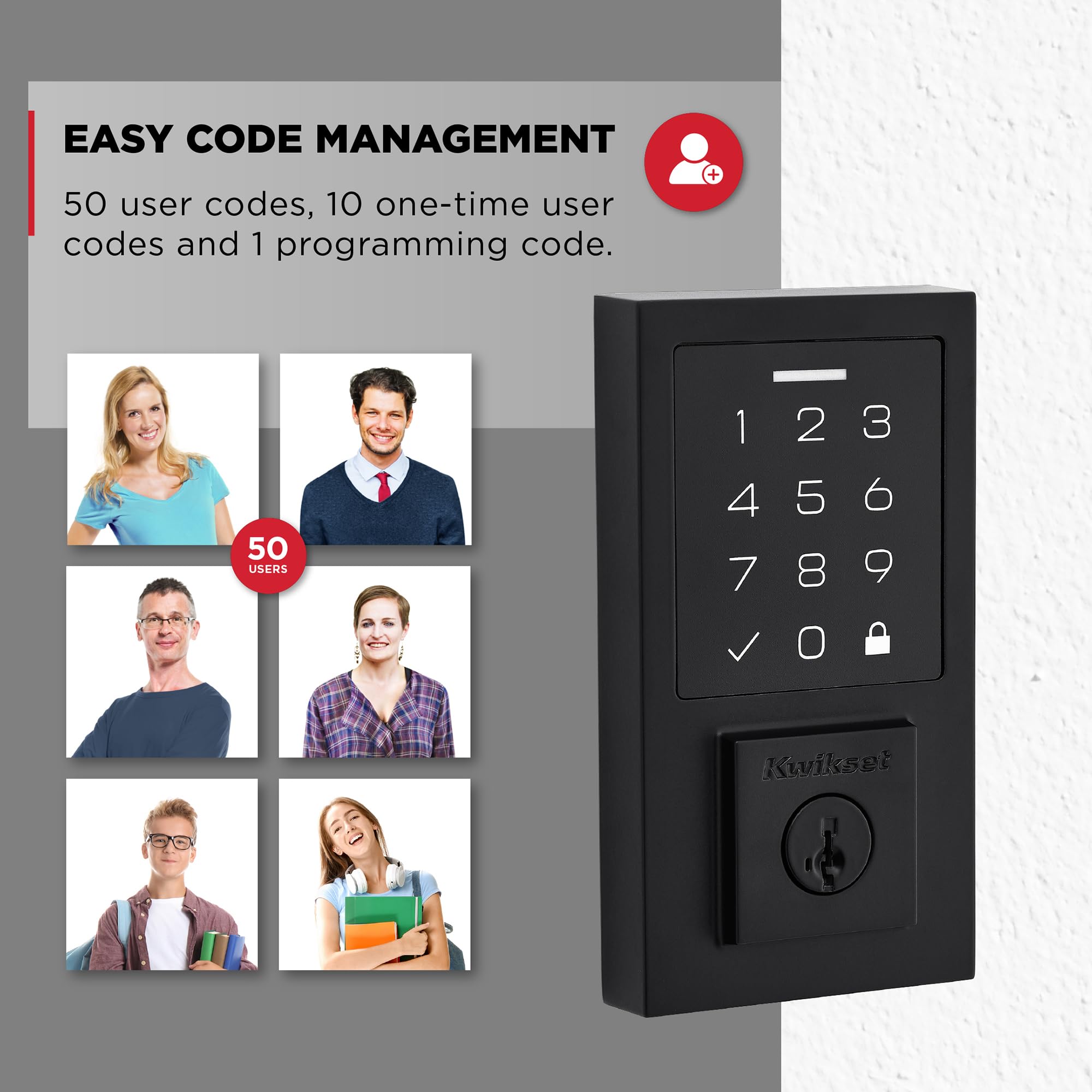 Kwikset SmartCode 270 screwdriver-only installation with guided instructions.