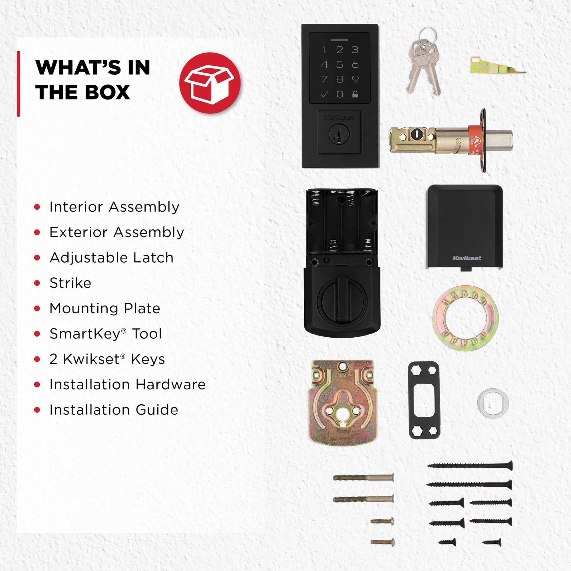 Kwikset SmartCode 270 intrusion alert helps deter tampering after failed attempts.