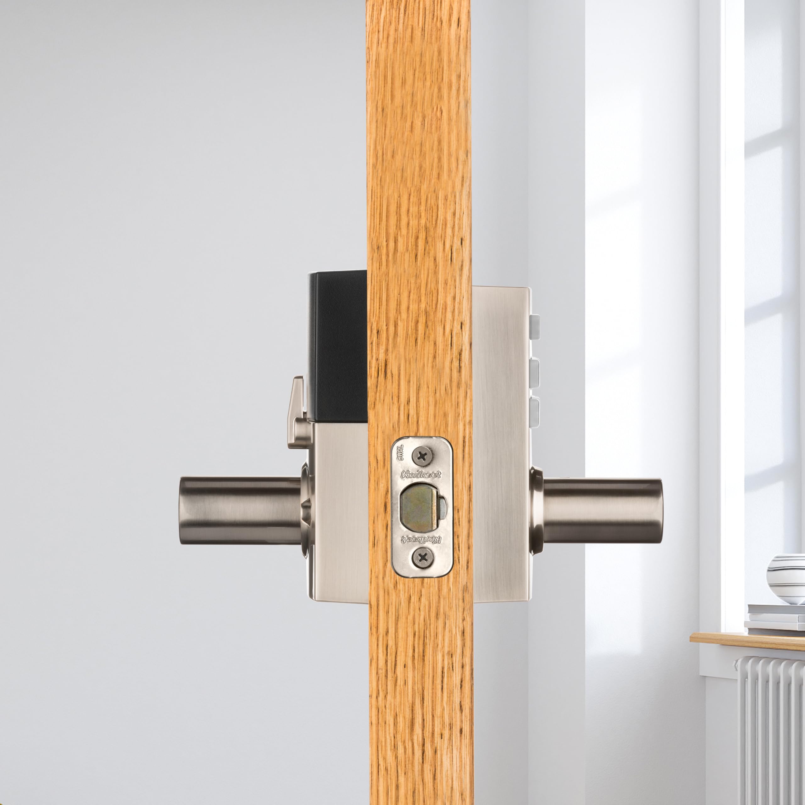 Kwikset SmartCode 917 long battery life with four AA batteries