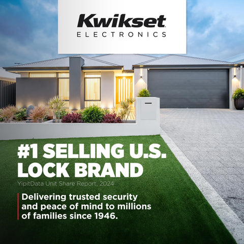 Kwikset SmartCode 917 easy-install with BILT app guidance for DIY setup.
