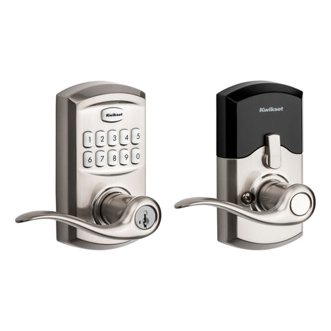 Kwikset SmartCode 917 keypad entry for secure keyless access.