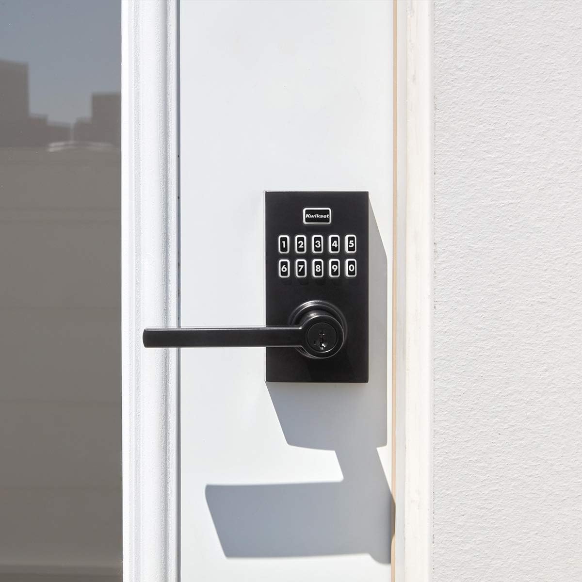 Kwikset SmartCode 917 reversible lever fits left or right doors
