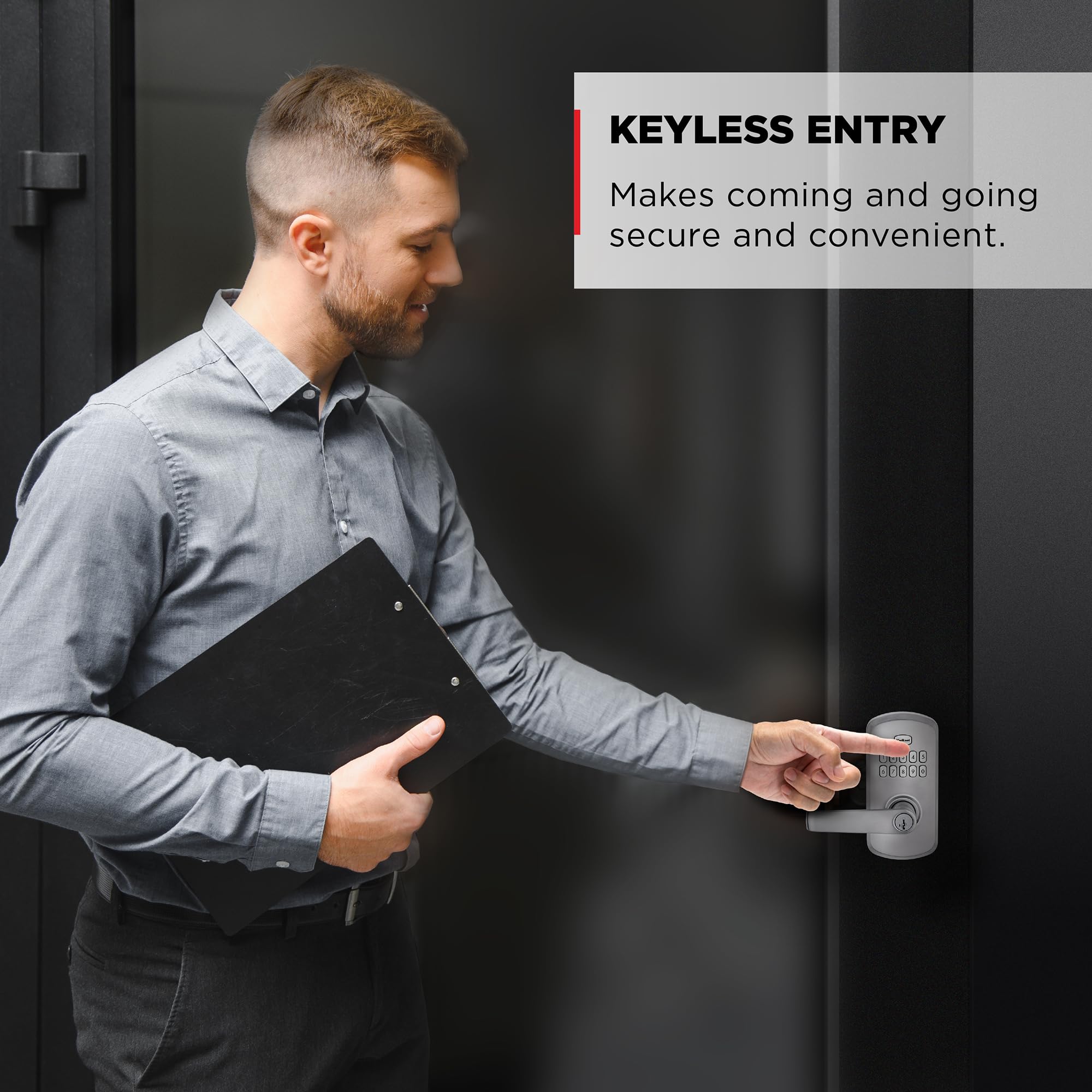Kwikset SmartCode 955 battery compartment view highlighting long life