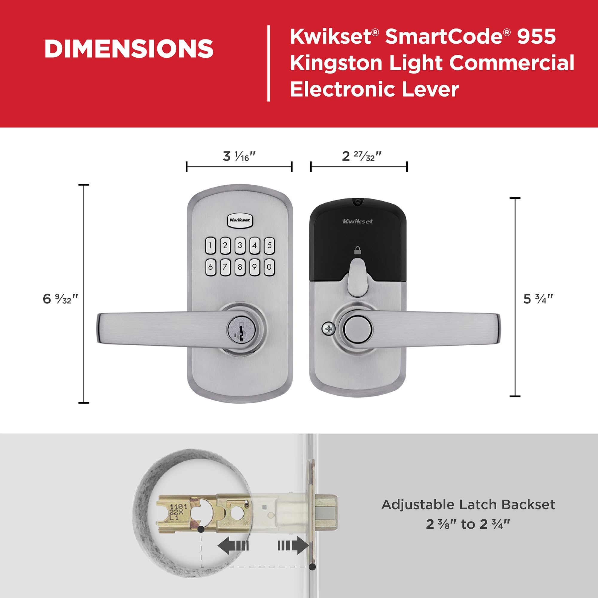 Kwikset SmartCode 955 intrusion alert indicator deters tampering