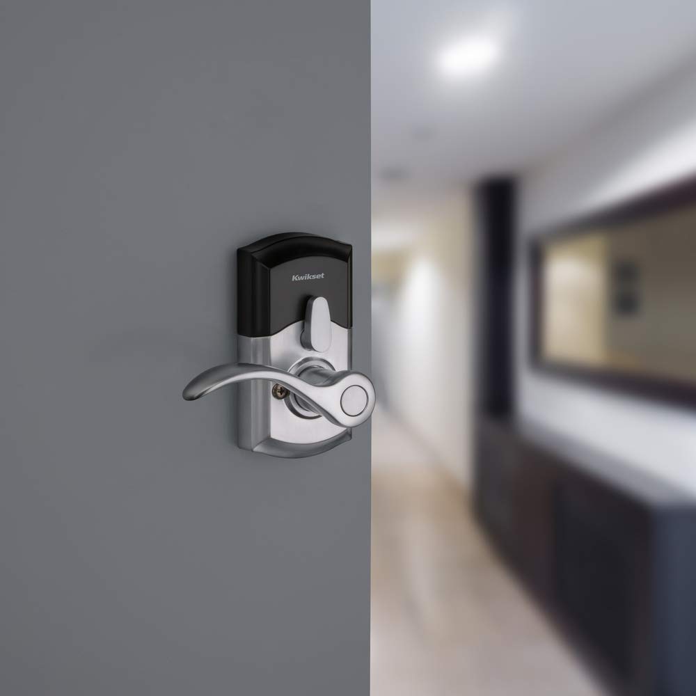 Kwikset SmartCode 955 Pembroke in passage mode shows continuous access