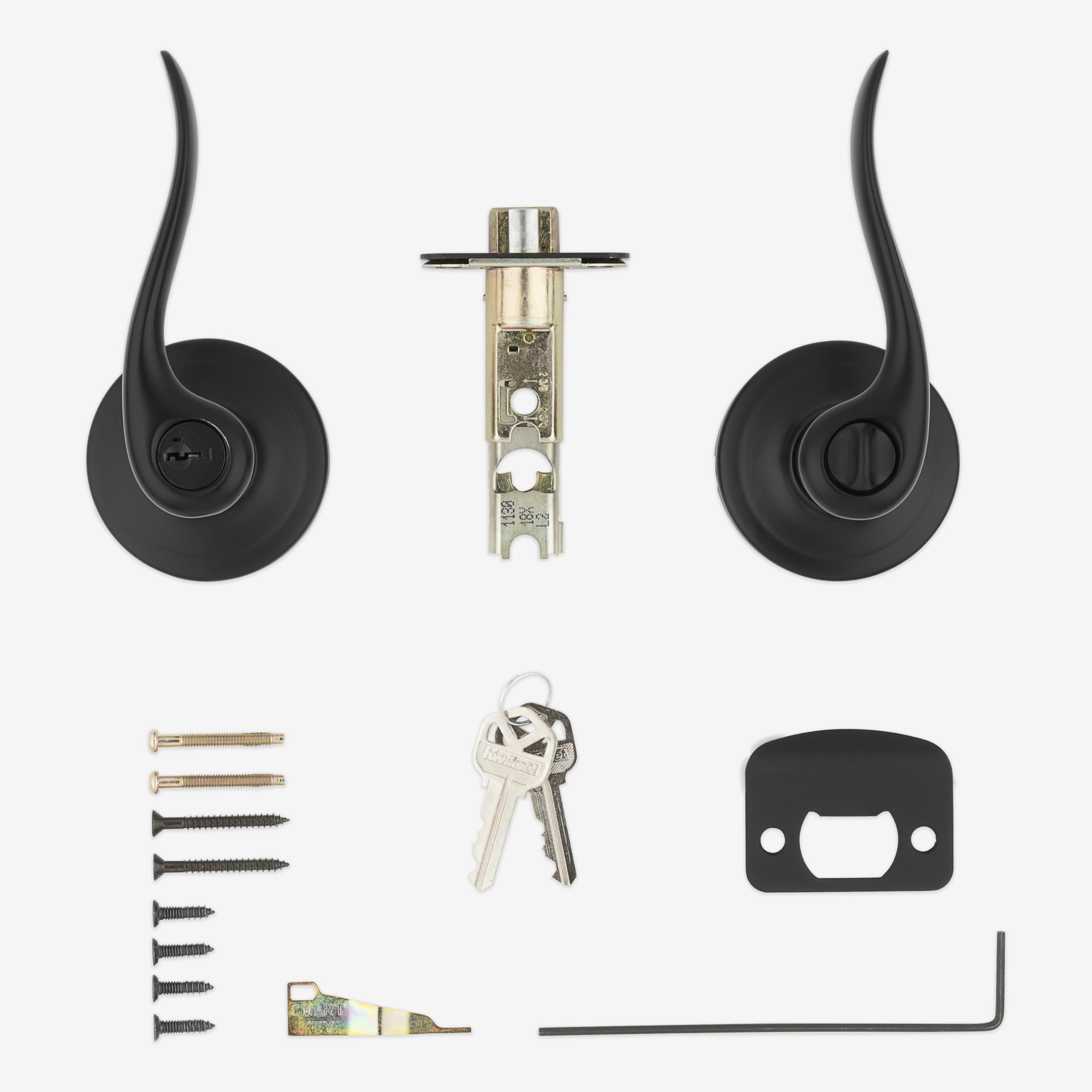 Kwikset Tustin two keys included image for convenient spare access