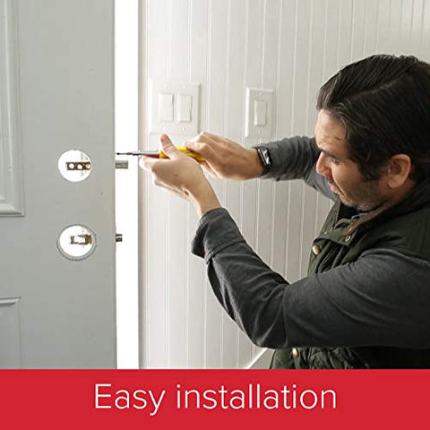Kwikset Tustin interior lever with adjustable backset for standard doors.