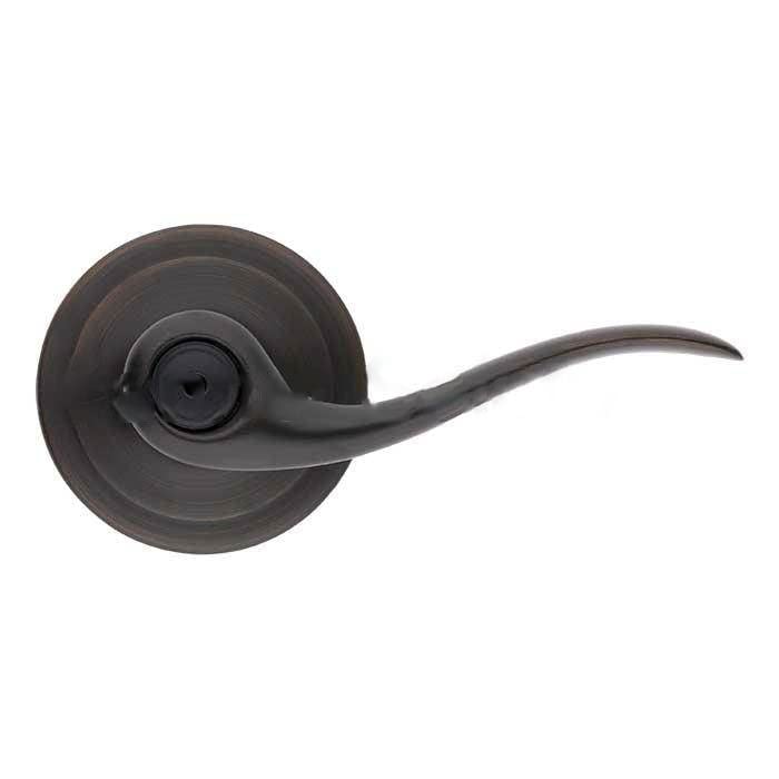 Venetian Bronze finish on Kwikset Tustin lever enhances décor