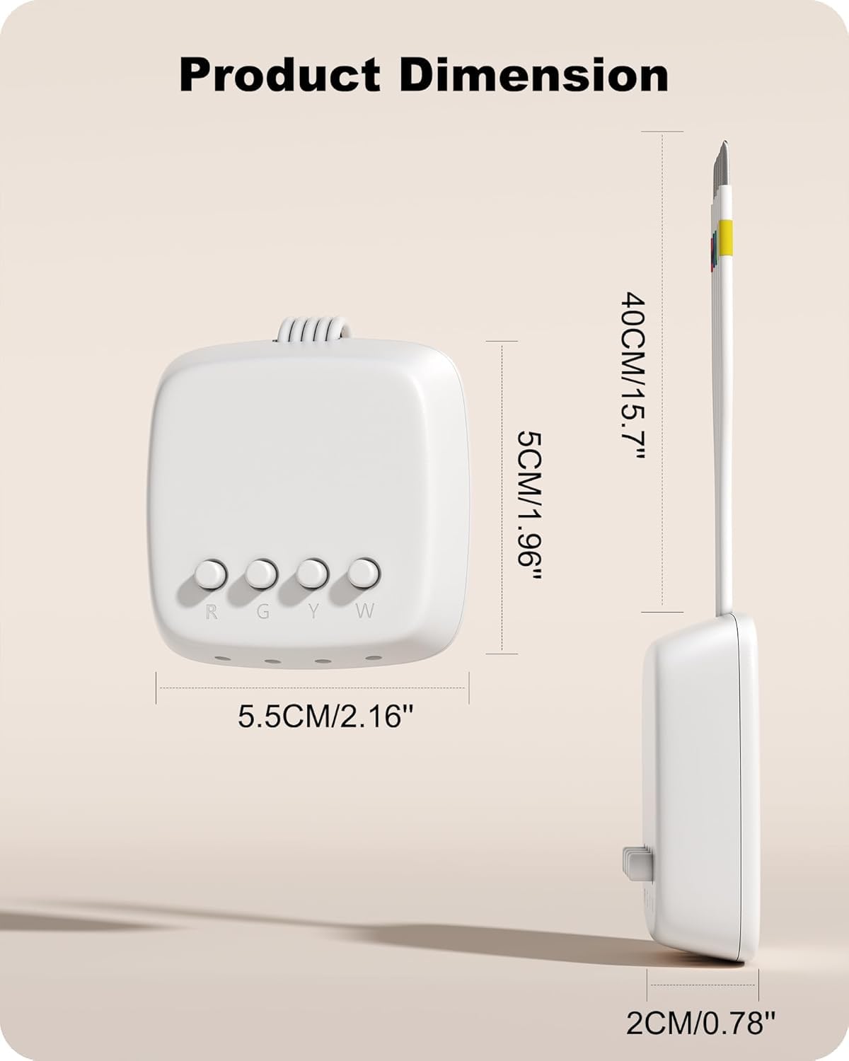 Magnetic corner design keeps the kit securely in place during wiring