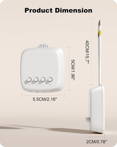 Magnetic corner design keeps the kit securely in place during wiring
