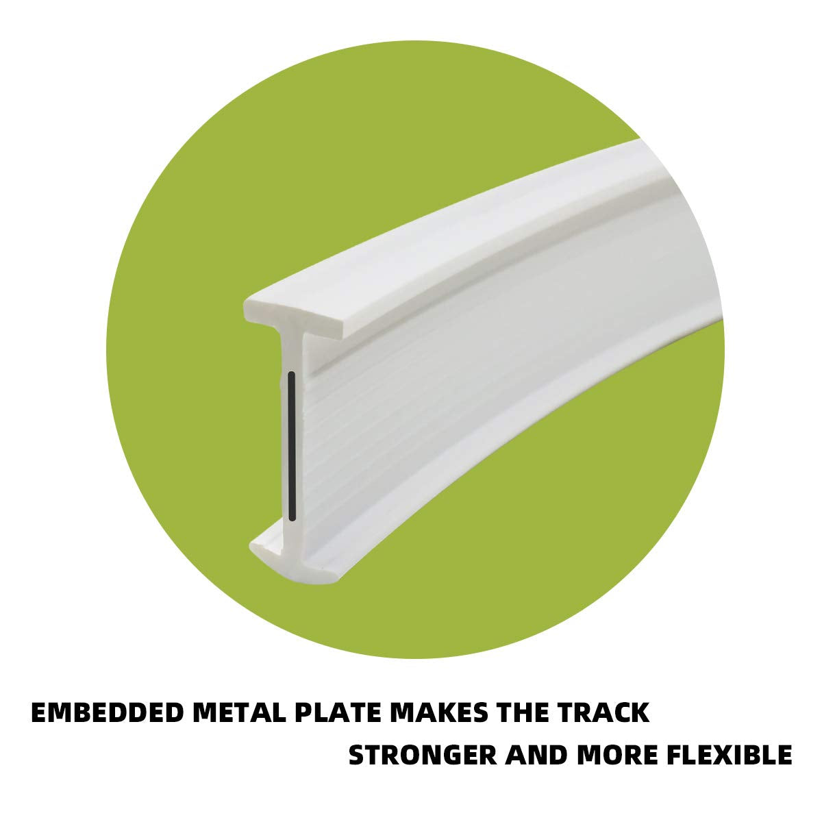 KXLIFE hospital curtain track angled bend enables flexible ceiling mounting