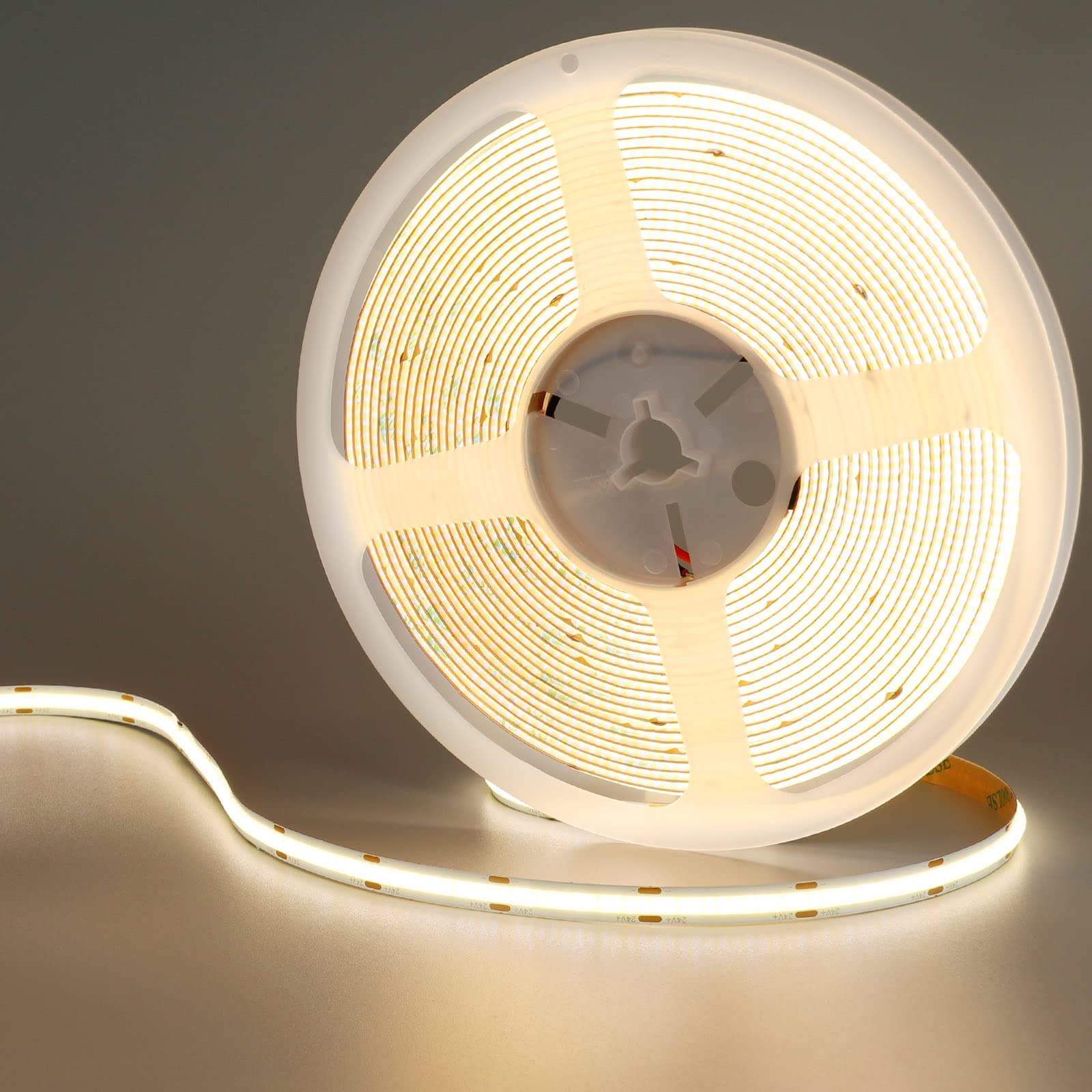 KXZM COB LED strip uniform-glow for long runs in living spaces.