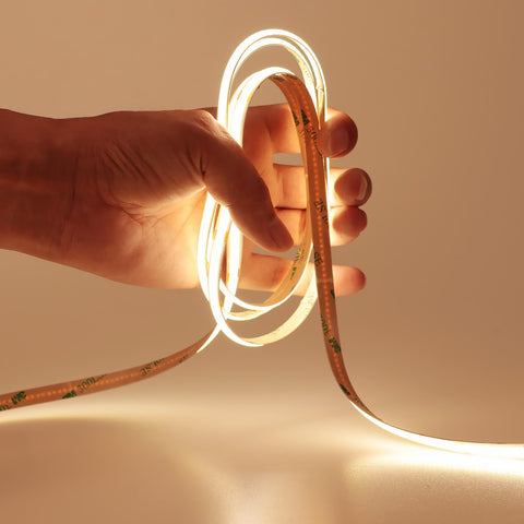 KXZM COB LED strip CRI 93+ renders natural colors clearly.