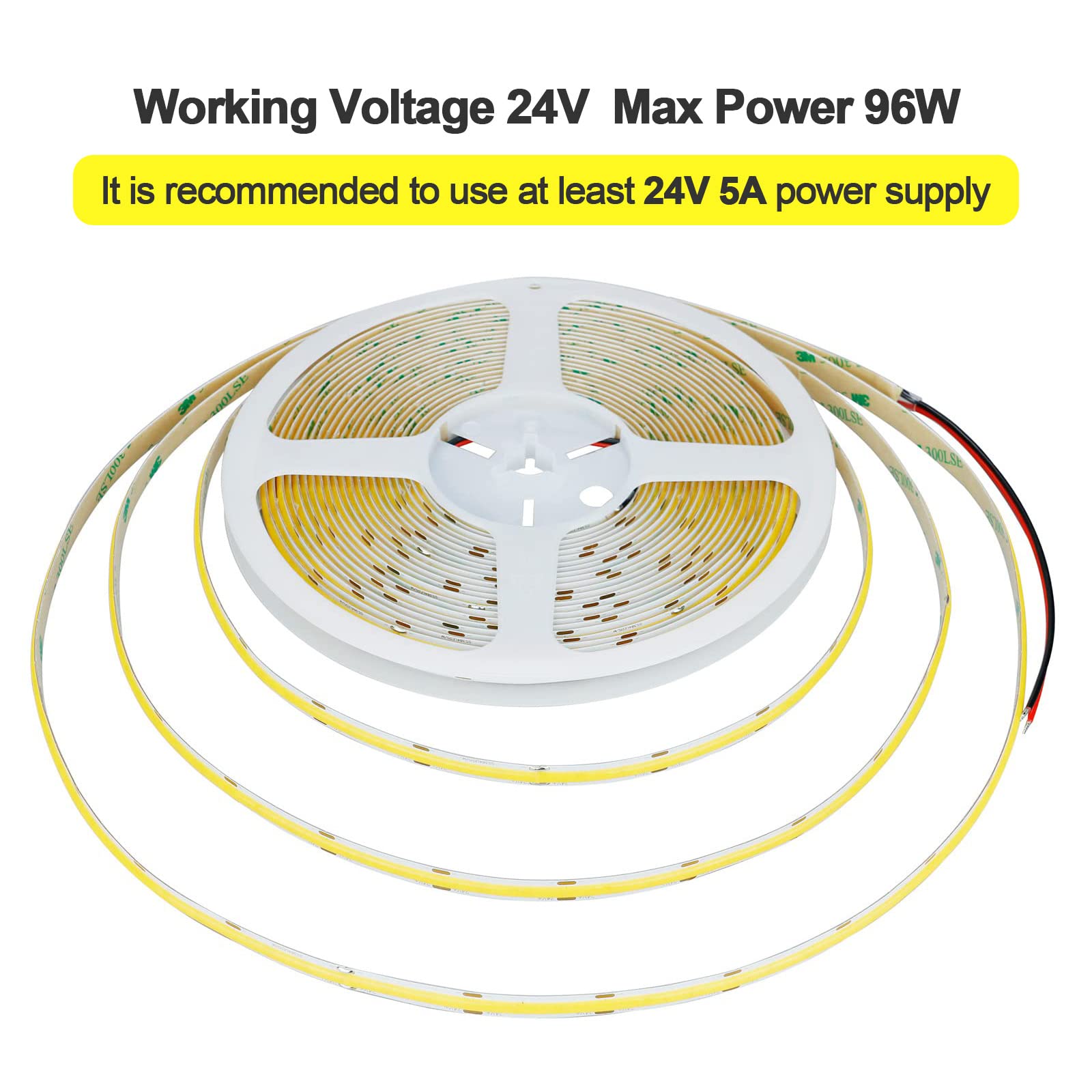 32.8 ft continuous length supports uninterrupted long installations.
