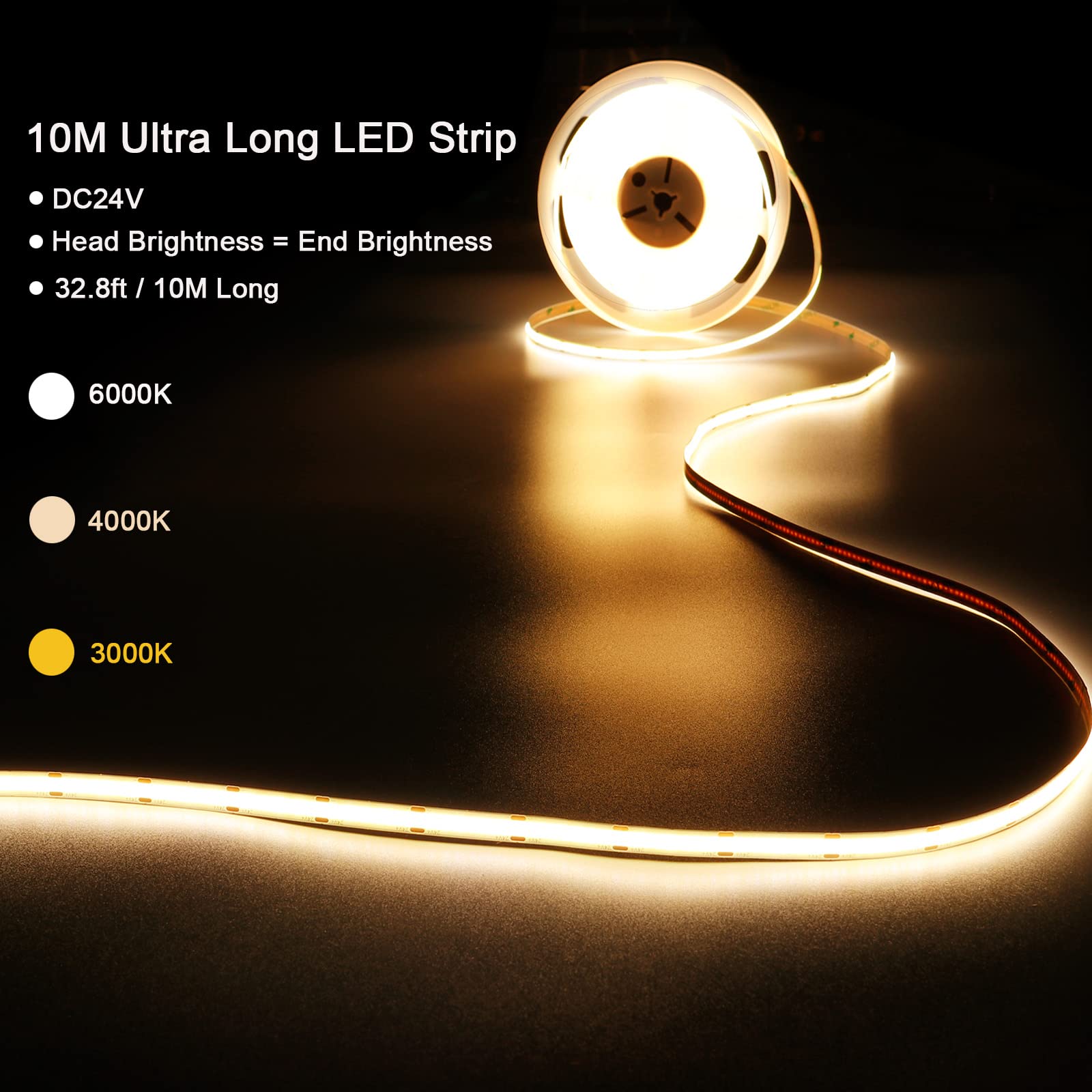 CRI 93+ preserves natural colors in displays.