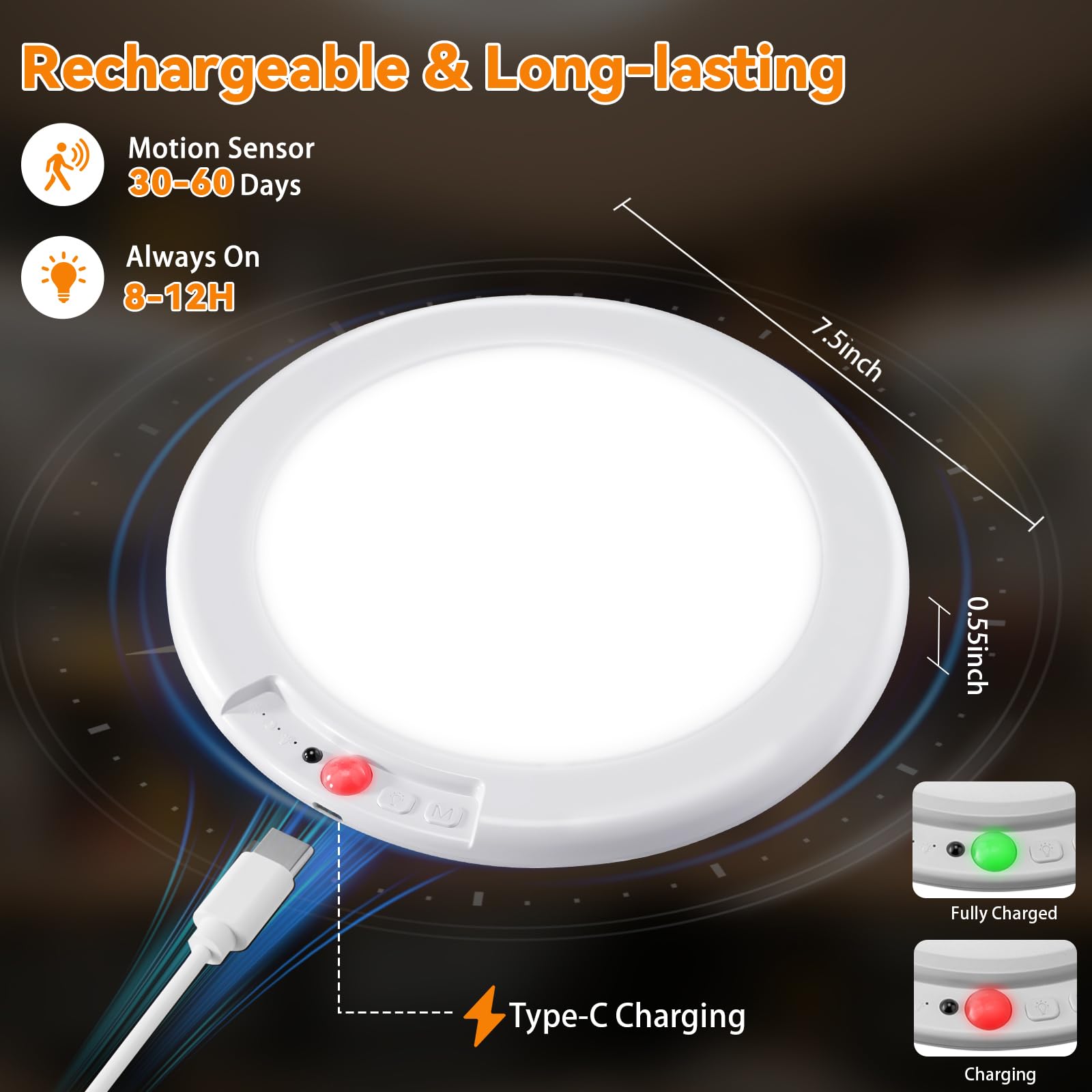 KYEKIO magnetic ceiling light attachment for easy metal-surface mounting.