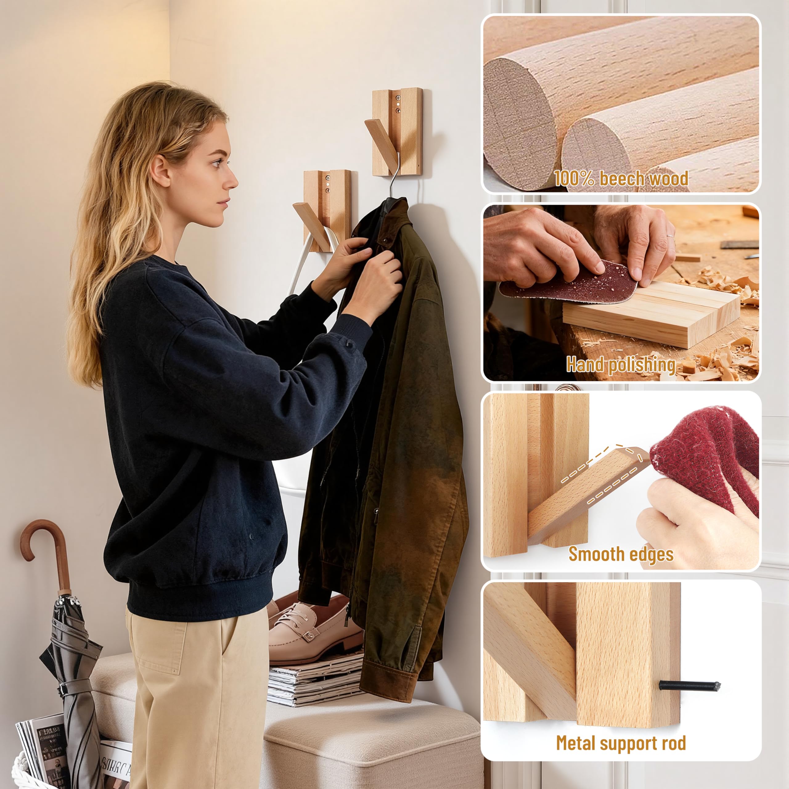 KYIAANY corner wall-mount usage showing efficient space-saving installation
