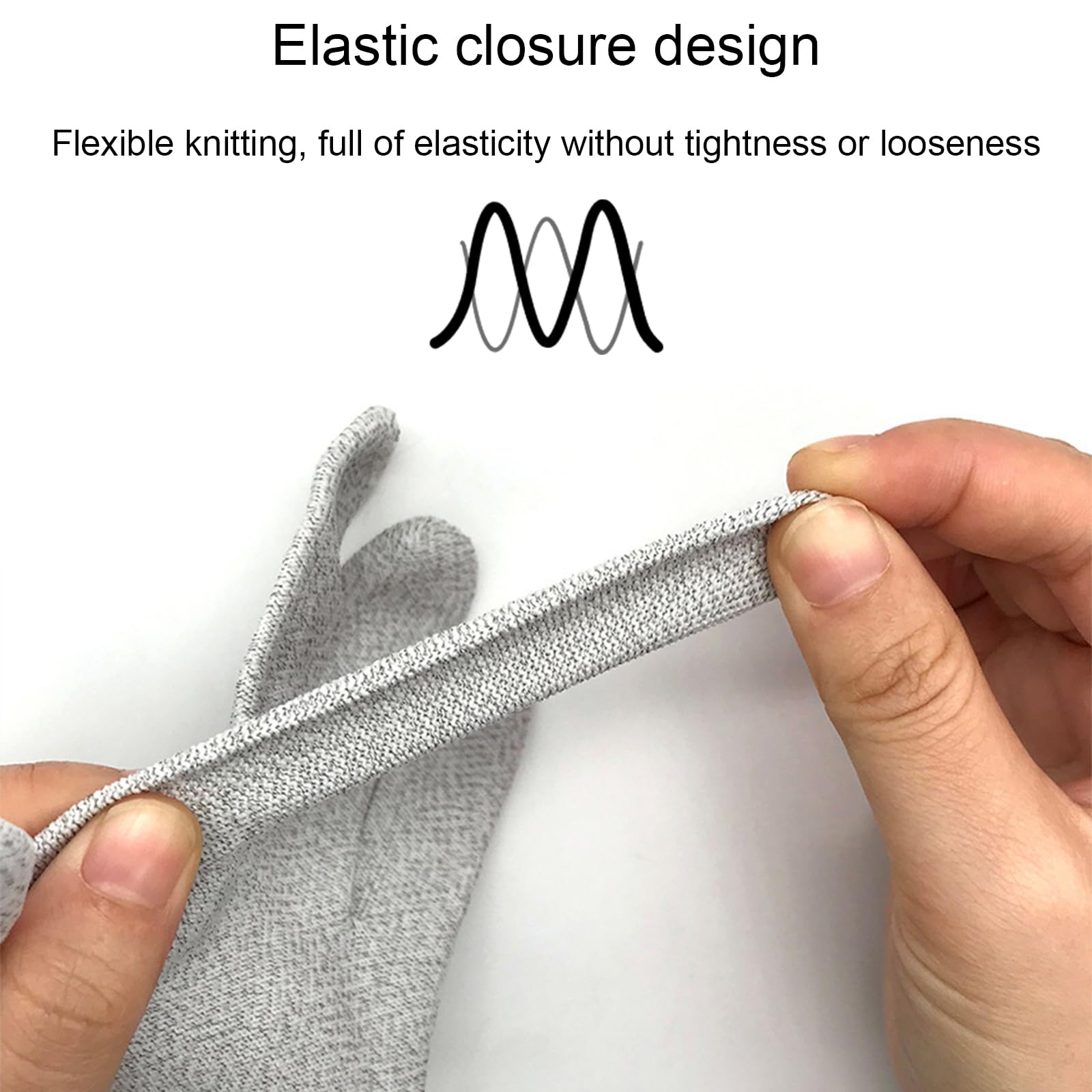 KYJiuLiu silver-fiber polyester blend for durable wear.