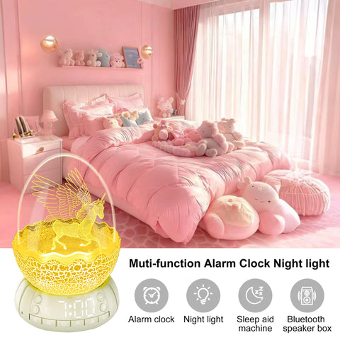 KYMELLIE Unicorn Night Light detachable egg offers portable mood lighting for any desk or nightstand