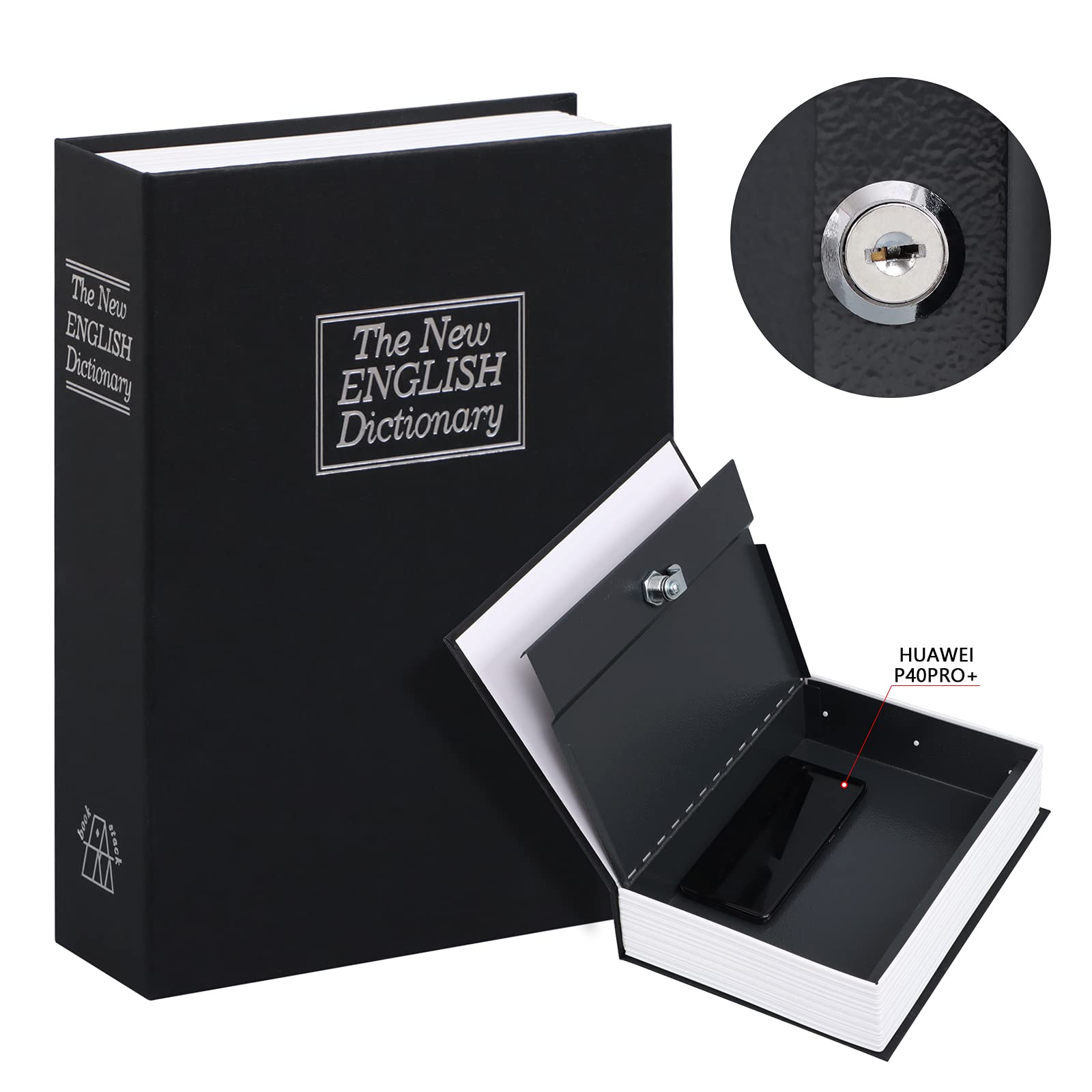 KYODOLED book safe cover blends with shelf decor while concealing valuables.
