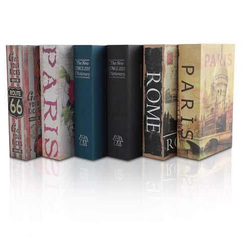 KYODOLED Book Safe on coffee table presents convenient travel-ready storage.