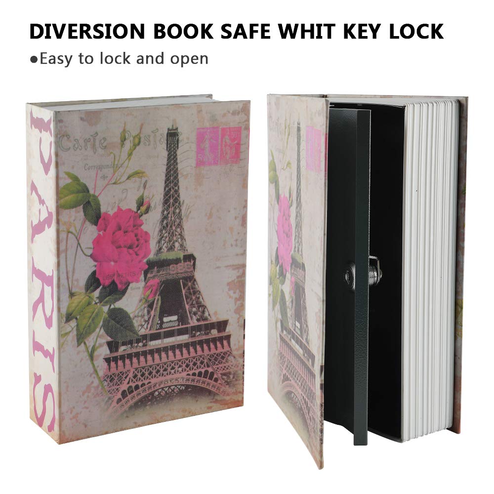 KYODOLED Book Safe steel construction closeup highlights sturdy protection.