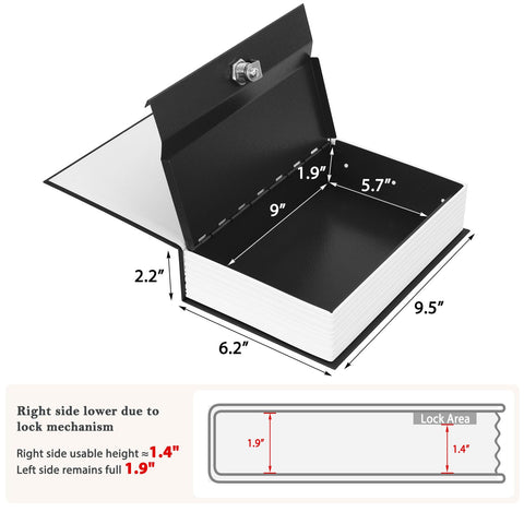 KYODOLED Diversion Book Safe ready for travel use