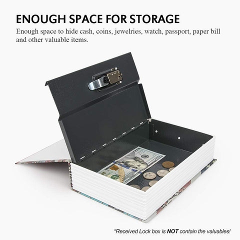 KYODOLED diversion safe book cover blends on a shelf.