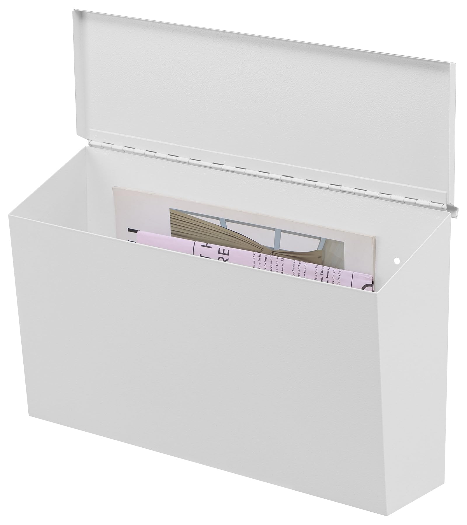 KYODOLED durable outdoor mailbox with white finish for premium curb appeal