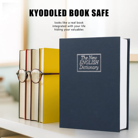 KYODOLED extra-large safe fits on shelves or desks for travel storage.
