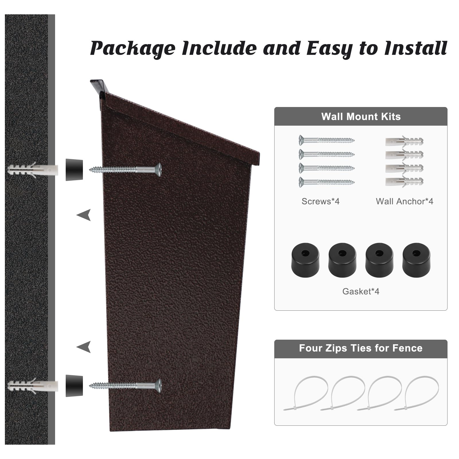 KYODOLED galvanized steel construction highlights rust-proof durability