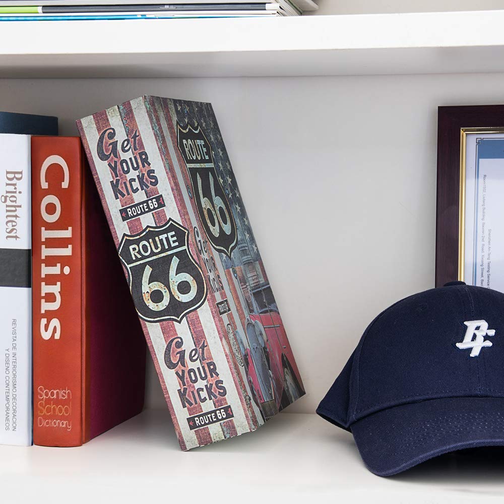 KYODOLED indoor-outdoor book safe on night stand.