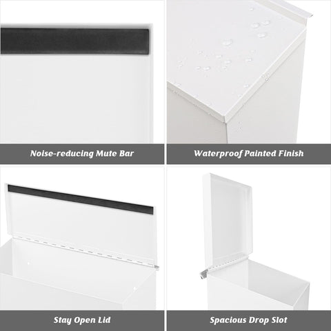 KYODOLED mailbox mute bar reduces noise on lid closing