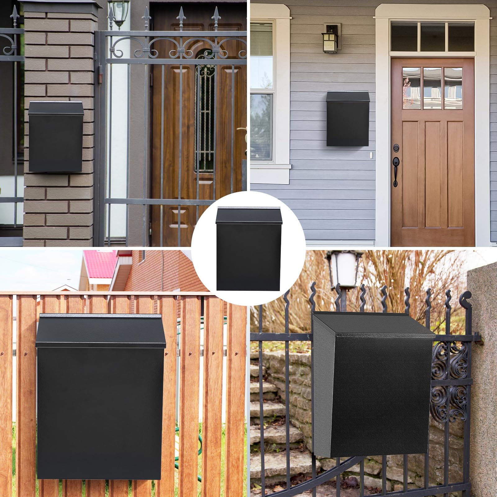 KYODOLED weather-resistant mailbox withstands rain, sun and wind.