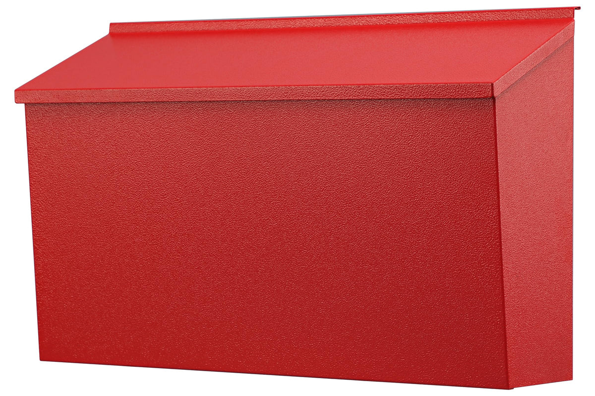 KYODOLED wall-mount mailbox front view with durable steel and ample storage