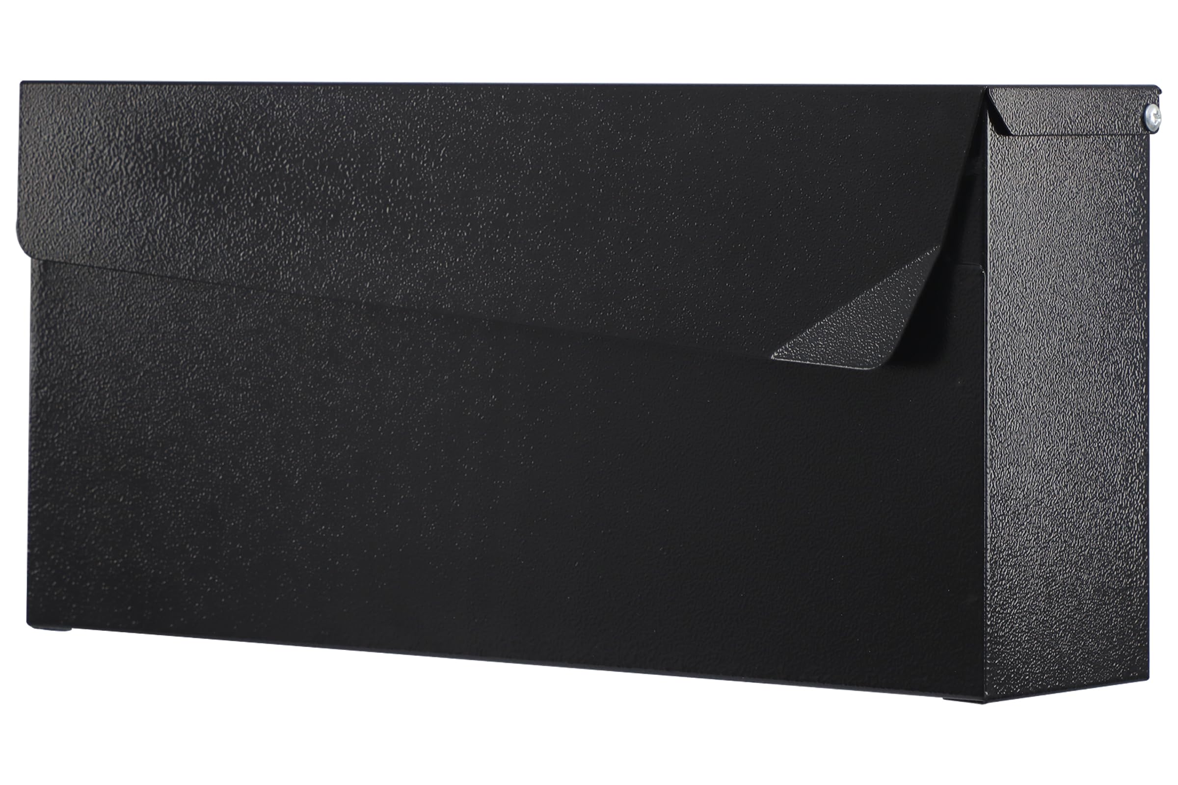 KYODOLED wall-mount mailbox front view highlights large capacity for letters and magazines.