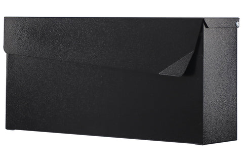KYODOLED wall-mount mailbox front view highlights large capacity for letters and magazines.