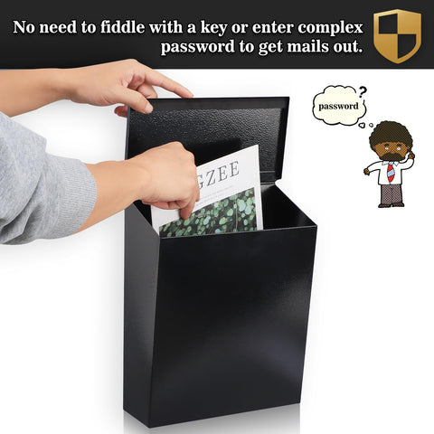 KYODOLED no-lock mailbox blends with home exteriors.
