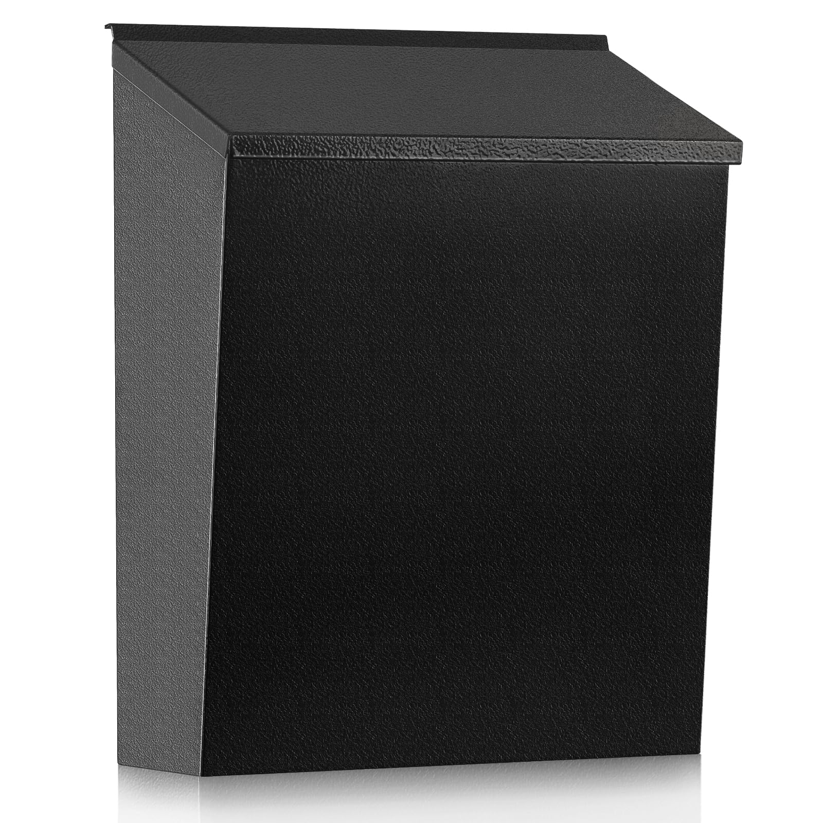 KYODOLED wall-mount mailbox outdoors with ample storage for letters.