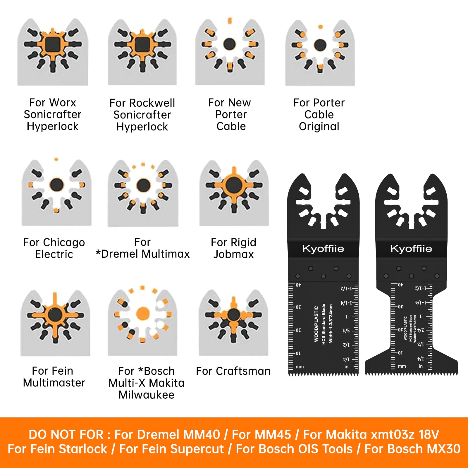 Kyoffiie C-clip adapter included for secure quick-release mounting.