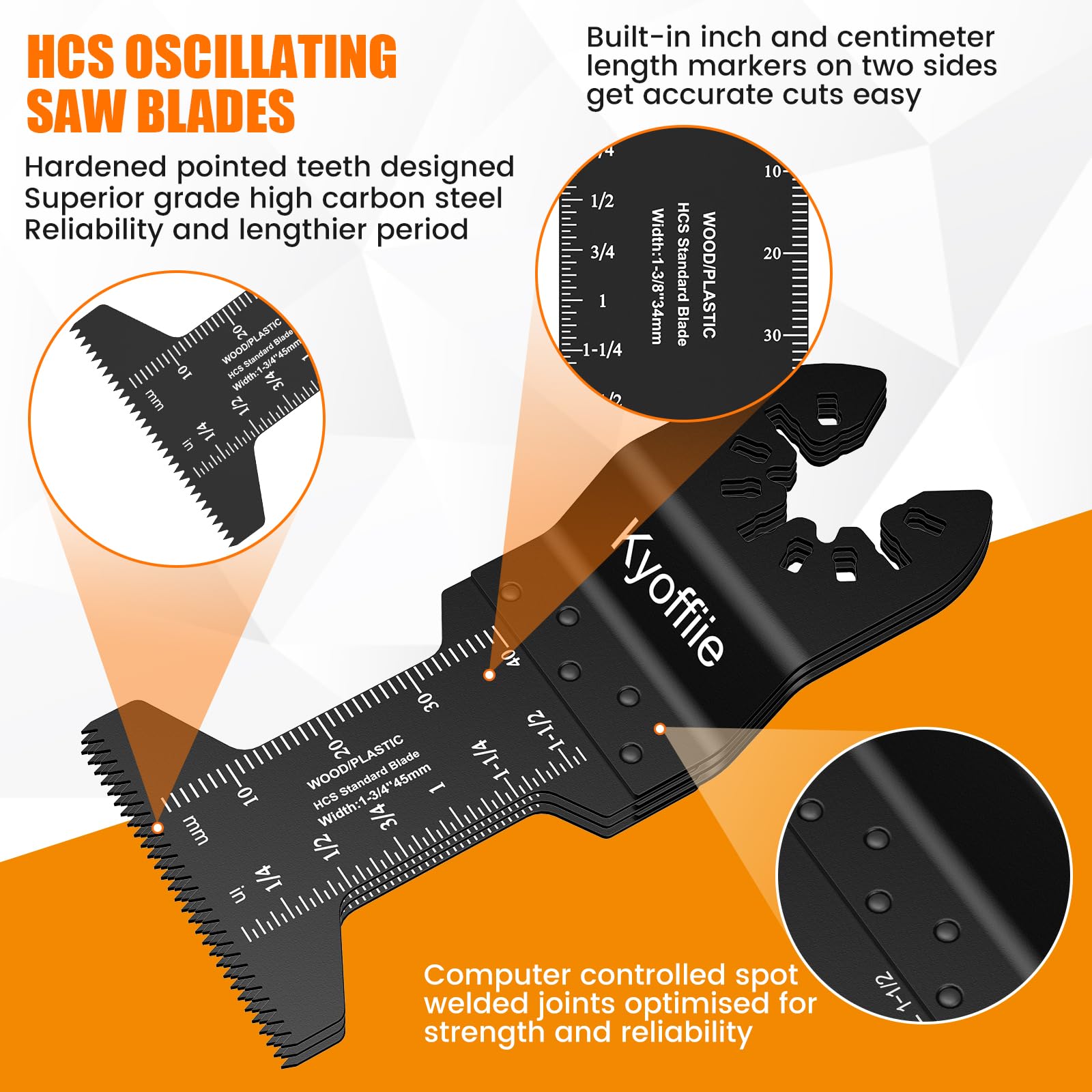 Kyoffiie universal-compatibility fits most oscillating tools