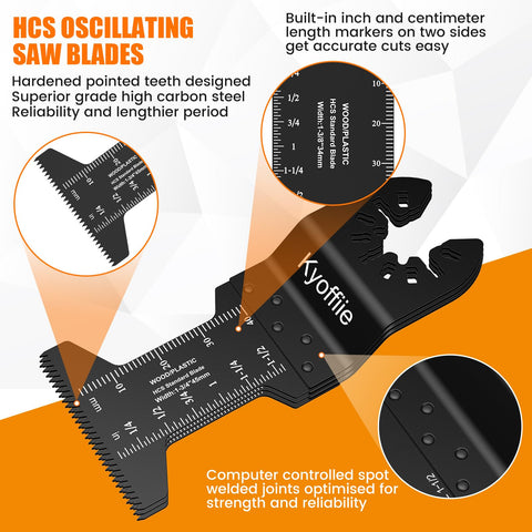 Kyoffiie universal-compatibility fits most oscillating tools