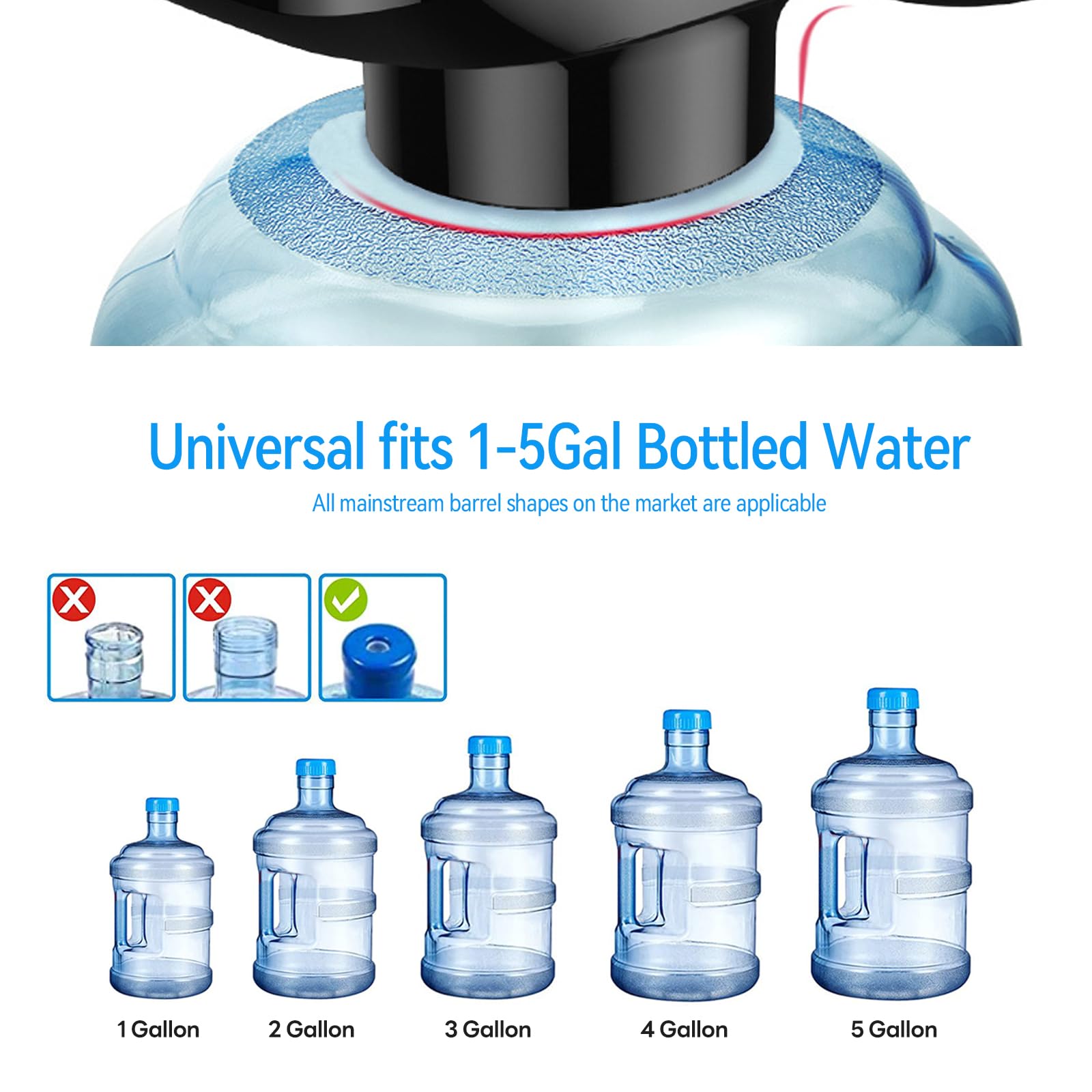 Kytree bottle compatibility with 52-55mm crown bottles