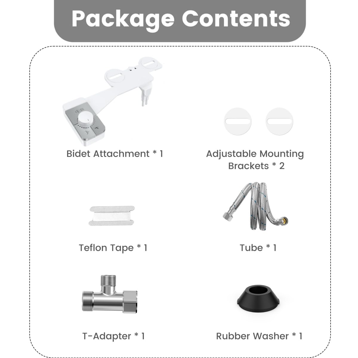 KYUKRI toilet compatibility ensures easy fit with most toilets.