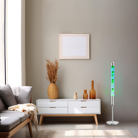 Kyzfy magma lamp bottle shows flowing wax for relaxing visual motion.