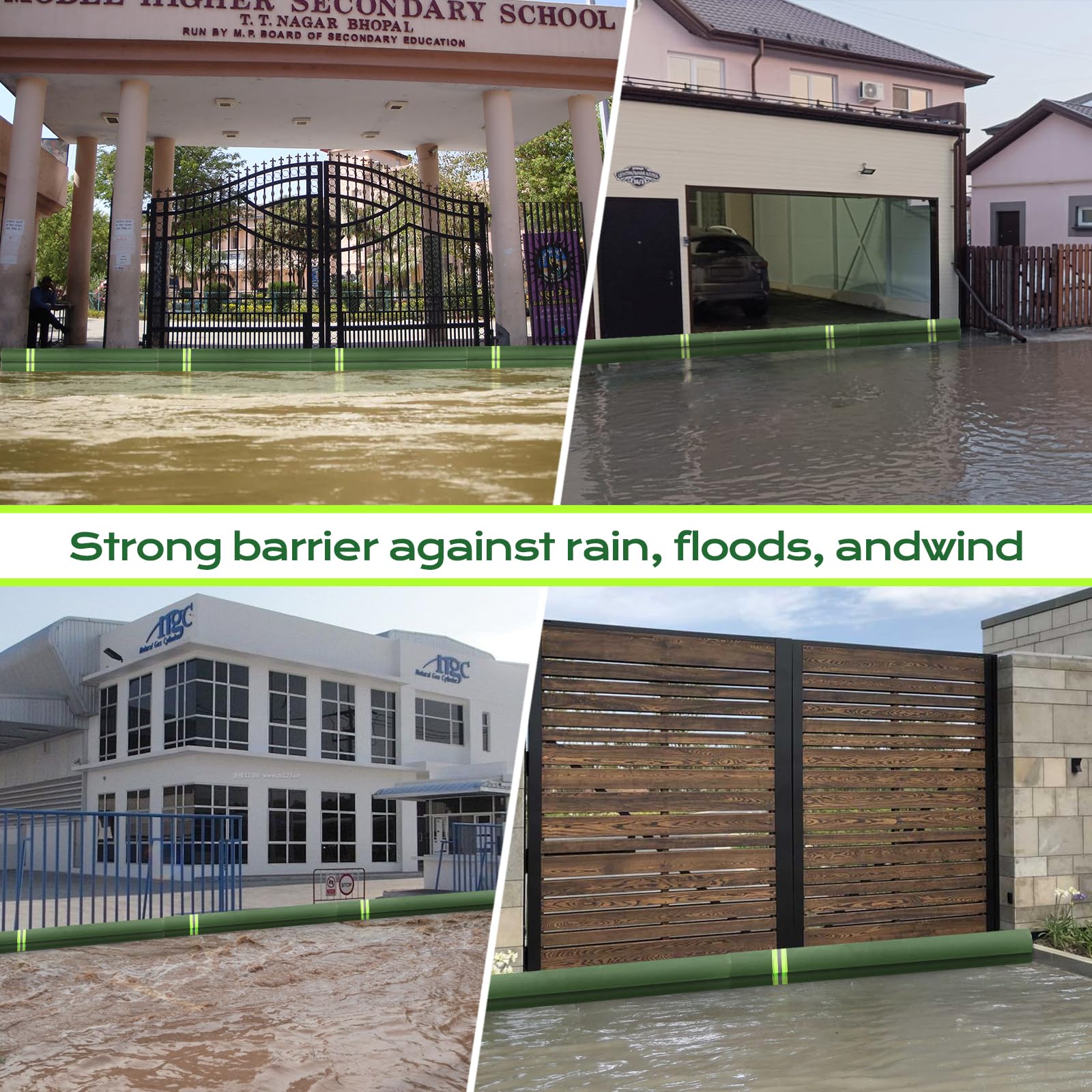 KZCUVNV sandbags include a shovel to aid filling