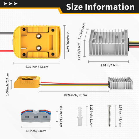 Kzreect 12AWG wiring and terminals enable safe, straightforward connections.