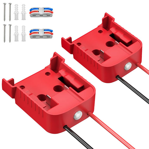 Kzreect battery adapter with switch provides easy on/off control for projects.