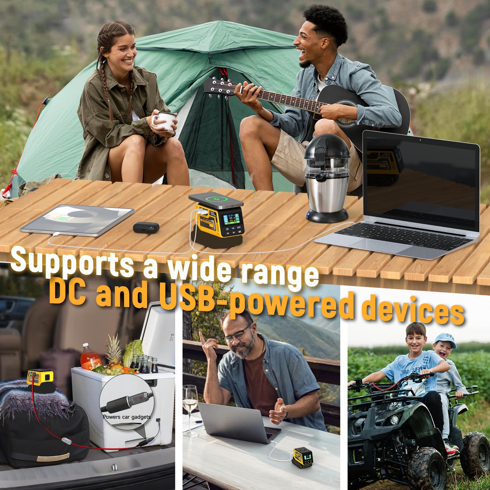 Kzreect DeWalt compatible battery mount ready for use
