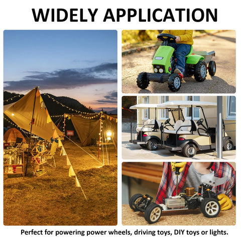 Kzreect setup powering 12V devices like LED lights and displays from an 18V pack